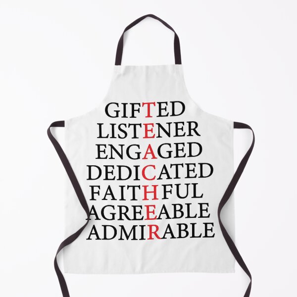 Item preview, TEACHER QUALITIES designed and sold by DesignerArcade.
