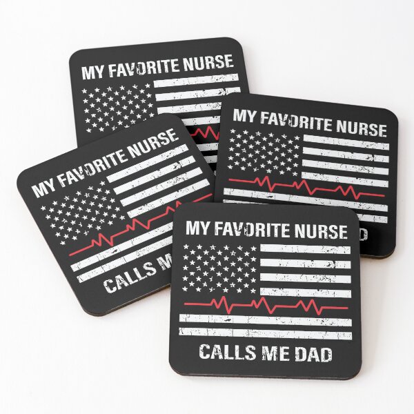 Item preview, My favourite nurse calls me dad-Funny Father's  Gift designed and sold by Apoorv Choudhary.