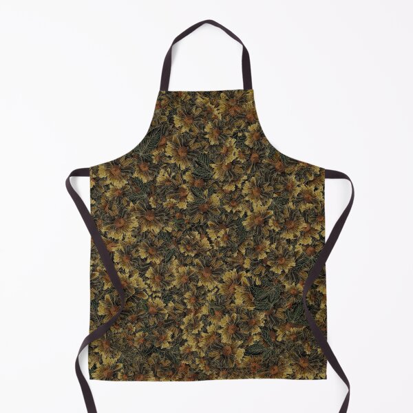 Item preview, Autumn Toned Dahlia and Leaf Pattern designed and sold by cozycaroline.