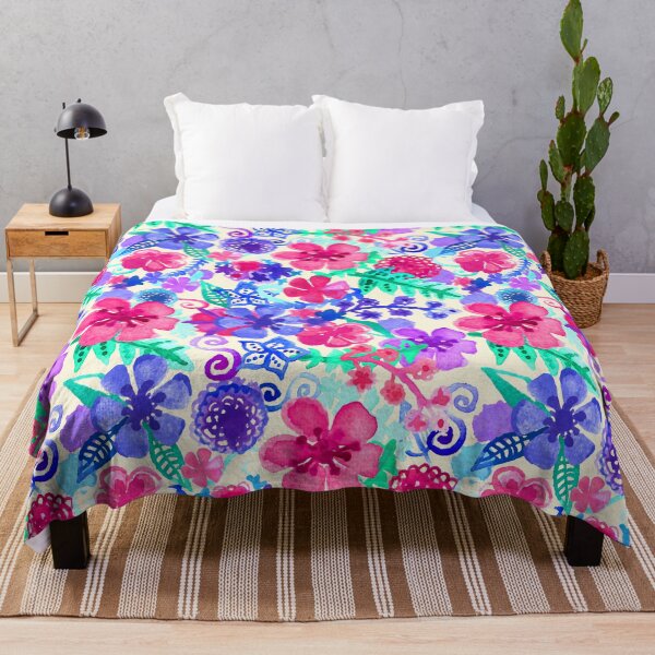 Item preview, Fresh Watercolor Floral Pattern designed and sold by Tangerine-Tane.