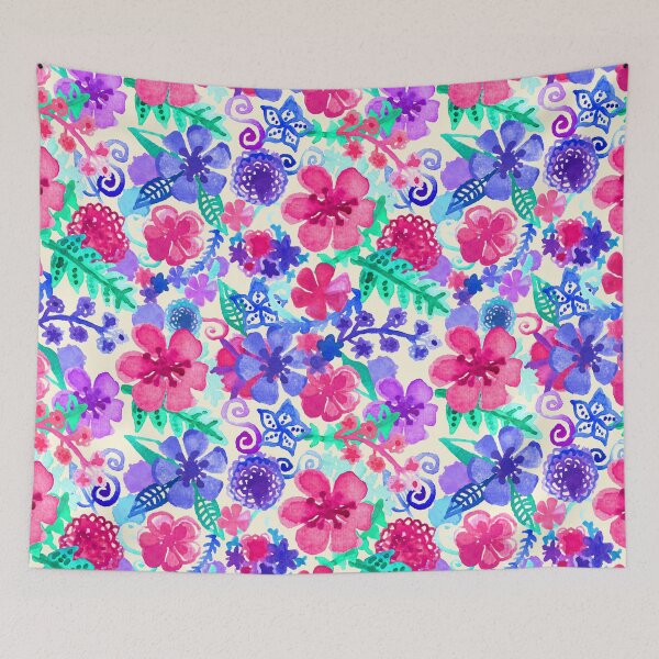 Item preview, Fresh Watercolor Floral Pattern designed and sold by Tangerine-Tane.