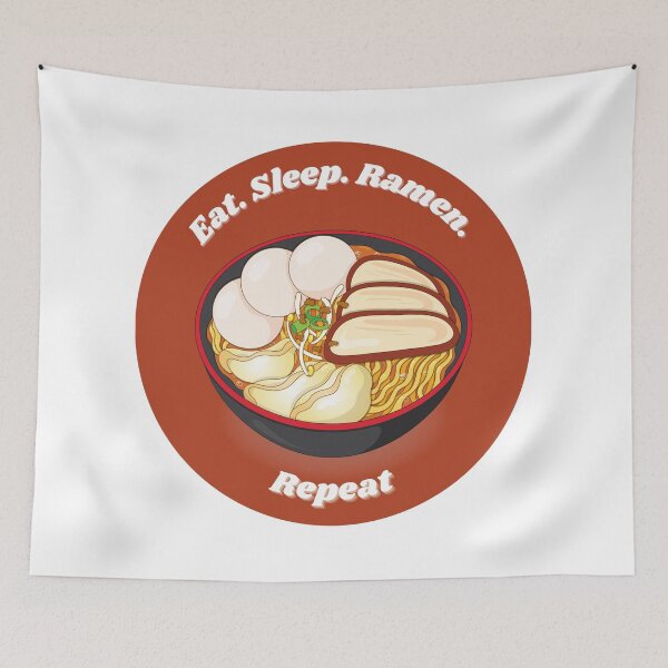 Item preview, Eat. Sleep. Ramen. Repeat designed and sold by HeadToeShop.