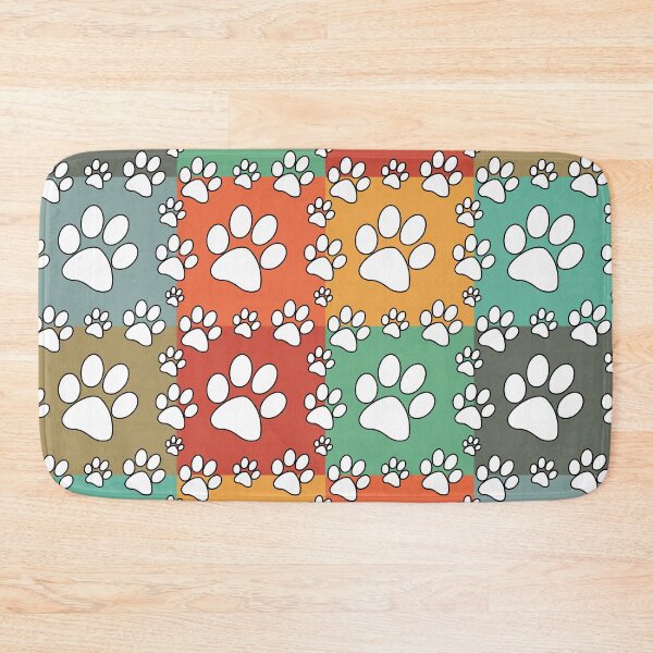 Item preview, Dog Cat Paw Prints Colorful Pattern designed and sold by MarkTees.