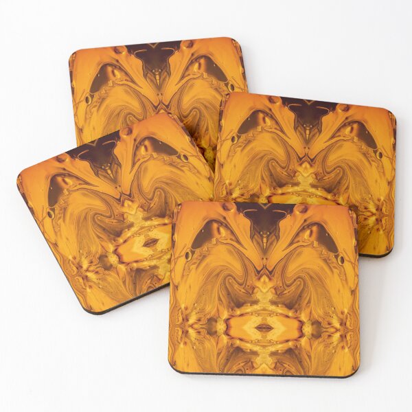 Item preview, Symmetry in golden yellow designed and sold by Psilographics.