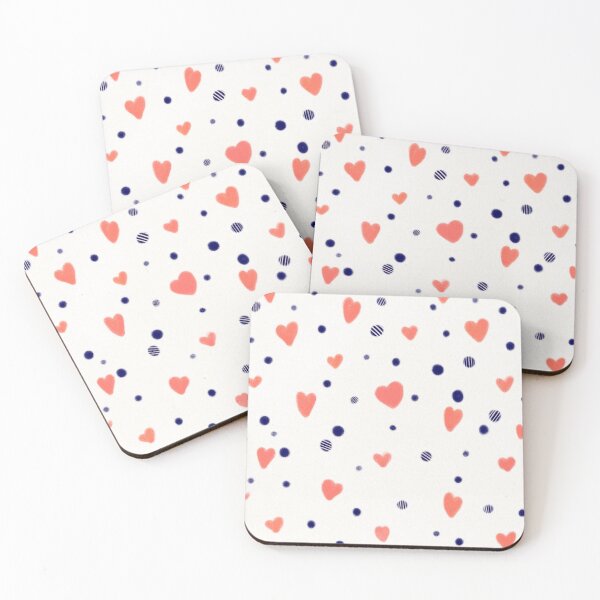 Item preview, Hearts and polka dots designed and sold by YukariWilson.