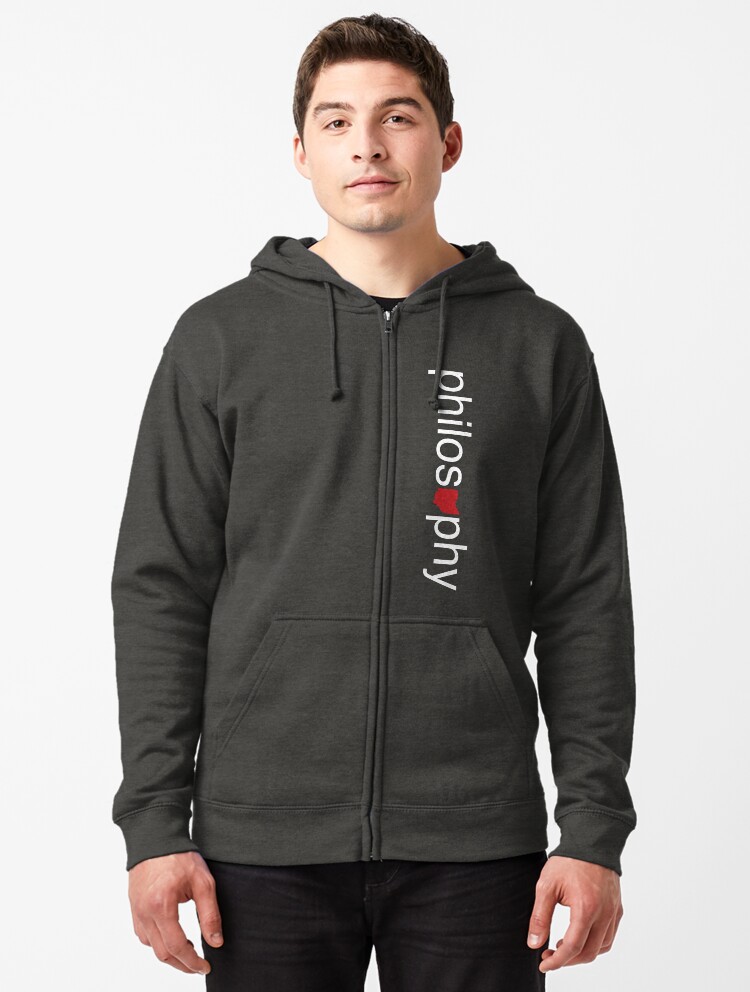 Thumbnail 1 of 5, Zipped Hoodie, Philosohio (W&R, vertical) designed and sold by twpolger.
