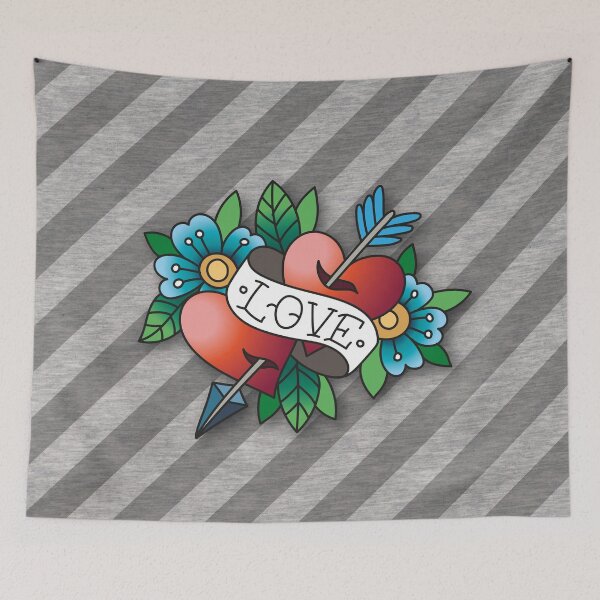 Item preview, Ahoy Amor Corazones designed and sold by hamburgerliebe.