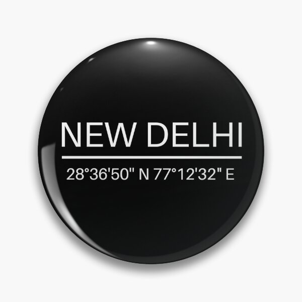 Artikelvorschau, Neu-Delhi Koordinaten entworfen und verkauft von Jajamon.