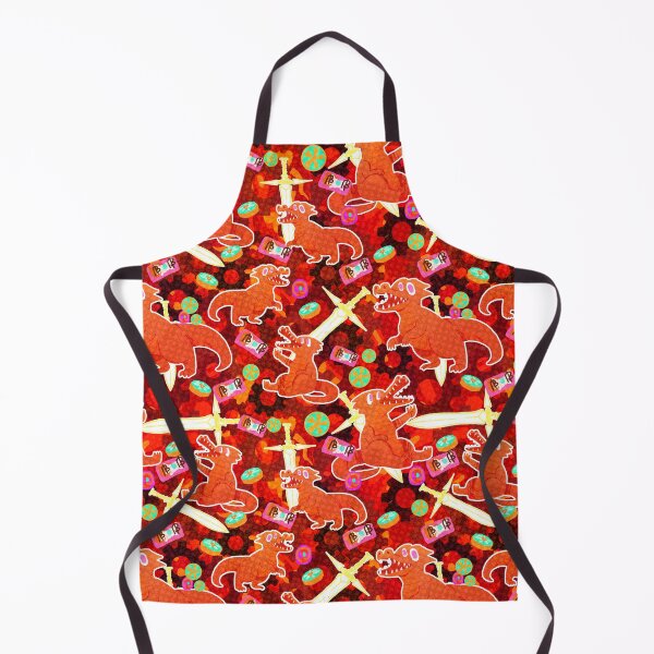Item preview, lava and clockwork crocodile pattern designed and sold by Bryn Forrester.