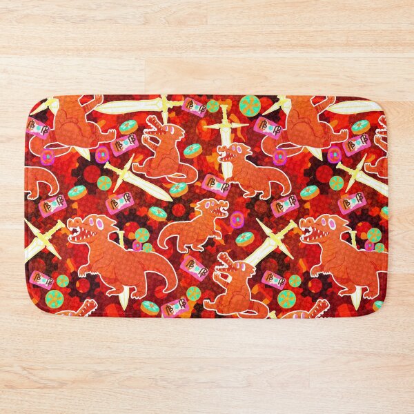 Item preview, lava and clockwork crocodile pattern designed and sold by Bryn Forrester.