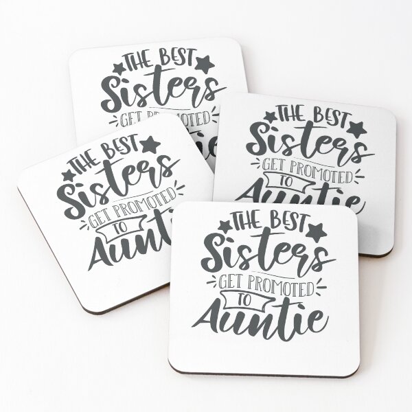 Item preview, The Best Sisters Get Promoted To Auntie designed and sold by FOX1999-Design.