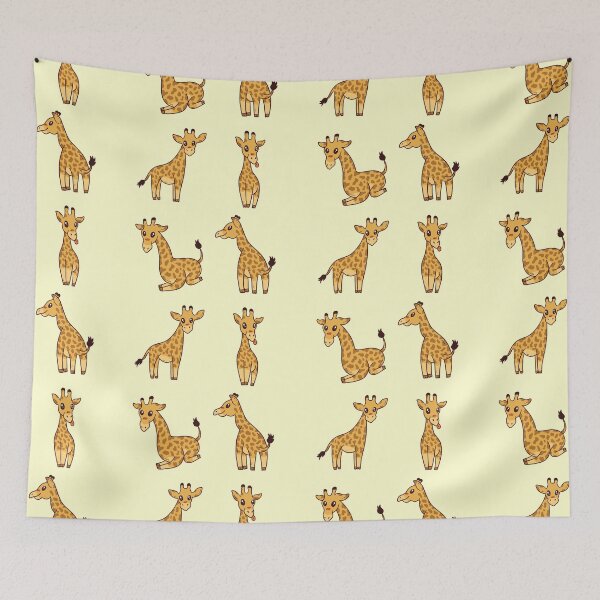 Item preview, Cute and Funny Giraffe Sticker Pack designed and sold by Wildlife Apparels Inc..