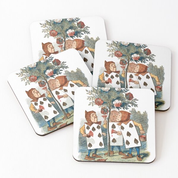 Item preview, Cards painting Roses - Alice in Wonderland - Vintage Art designed and sold by RickE.