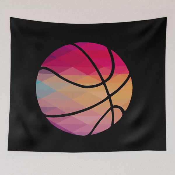 Item preview, Geometric Basketball Shape Low Poly Basketball Gift designed and sold by freeArt10.