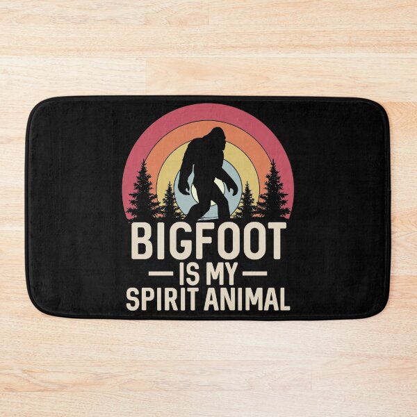 Item preview, Copy of Funny Bigfoot is my Spirit Animal Retro Sunset designed and sold by SIDHAM.