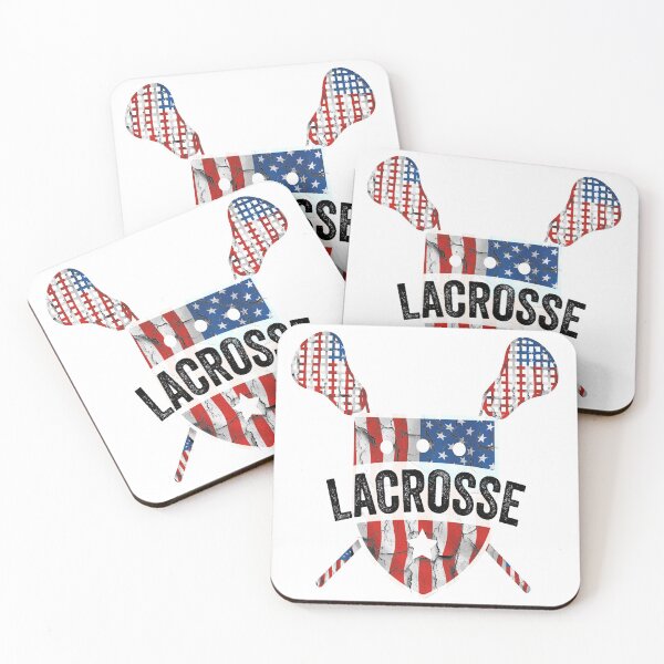 Item preview, American Flag lacrosse designed and sold by Docartdesign.