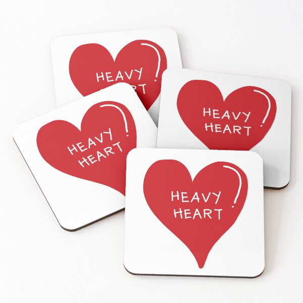 Item preview, Heavy Heart (large) designed and sold by dustywindow.