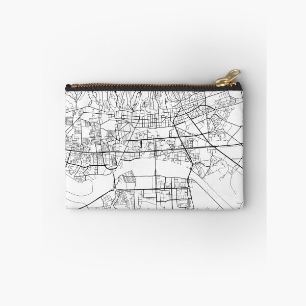 Item preview, Zagreb Map, Croatia - Black and white designed and sold by MainStreetMaps.