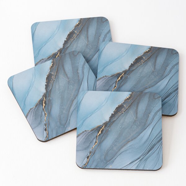 Mystery - Mixed Media Art Coasters (Set of 4)