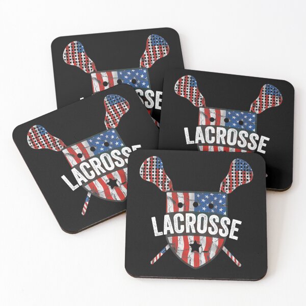 Item preview, American Flag lacrosse designed and sold by Docartdesign.