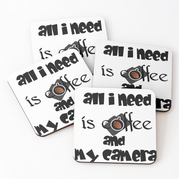 Item preview, all i need is coffee and my camera designed and sold by RONYON.