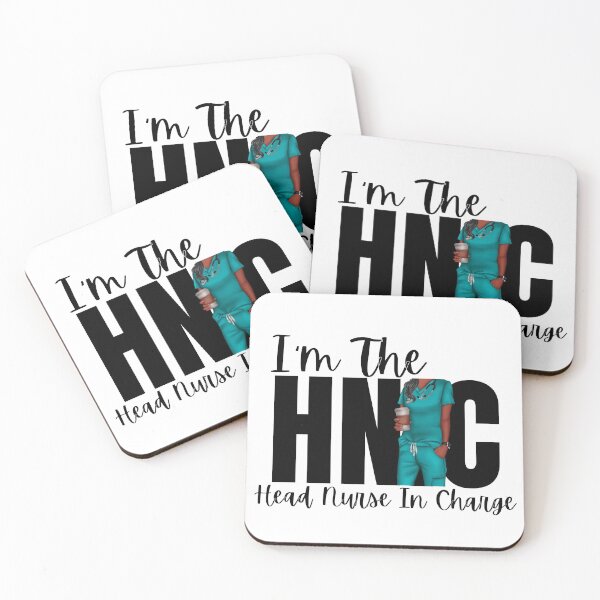 Item preview, HNIC, HEAD NURSE IN CHARGE, BLACK NURSE, AFRICAN AMERICAN NURSE designed and sold by thekyngsqueen.