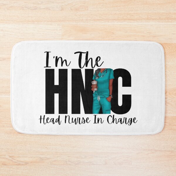 Item preview, HNIC, HEAD NURSE IN CHARGE, BLACK NURSE, AFRICAN AMERICAN NURSE designed and sold by thekyngsqueen.