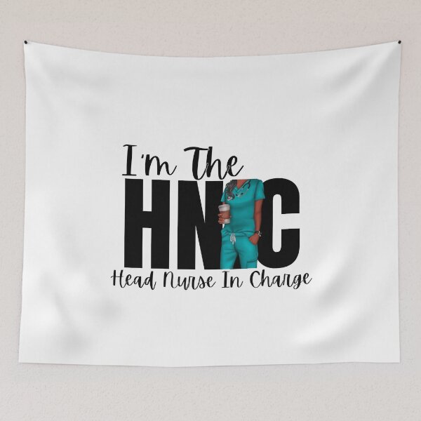 Item preview, HNIC, HEAD NURSE IN CHARGE, BLACK NURSE, AFRICAN AMERICAN NURSE designed and sold by thekyngsqueen.
