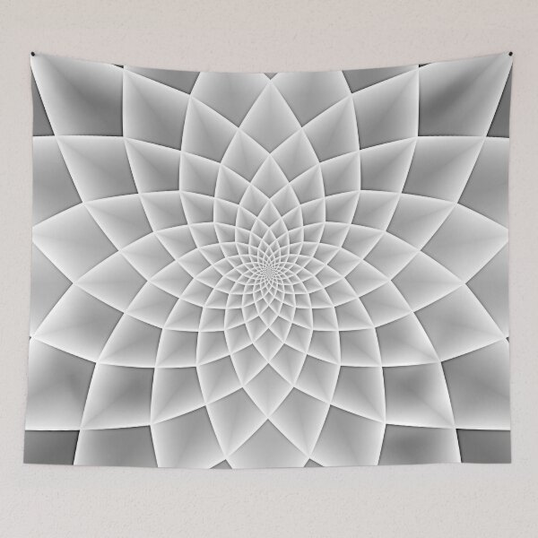 Item preview, Endless Infinite Flower Fractal Mandala designed and sold by Sybille-Yates.
