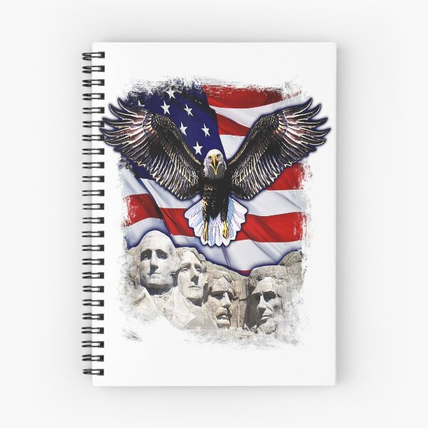 Artikelvorschau, 4. Juli Amerikanischer Weißkopfseeadler Mount Rushmore Mer entworfen und verkauft von RiseAlex.