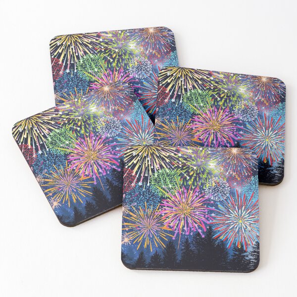 Item preview, Fireworks in the Forest designed and sold by MagicBeanDreams.