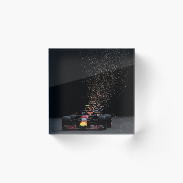 Max Verstappen Formula 1 wallpaper pas cher photo red bull gp t shirt Acrylic Block