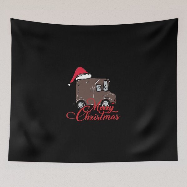 Item preview, Merry Christmas Ups Driver Truck Mail Carrier Gift Santa Hat designed and sold by eroscamila.