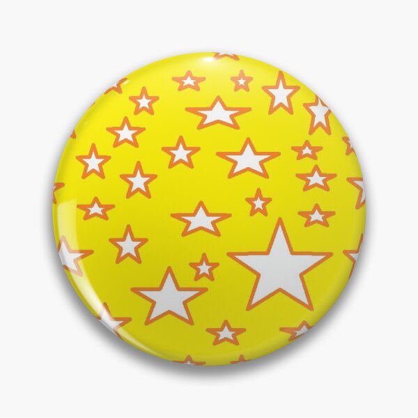 Item preview, Volksbolts/KABFA Designs, Art By Miss Katrina L Slomczynski White Stars on Gold Yellow background designed and sold by KABFA Designs.