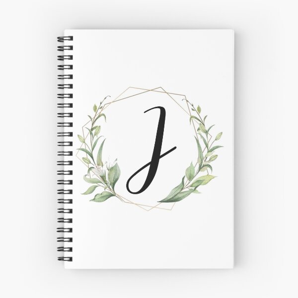Item preview, Golden frame monogram with laurels letter J designed and sold by JustSeasons.