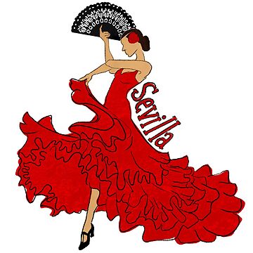 Artwork thumbnail, Sevillana Flamenco Dancer by Miles Reinstein