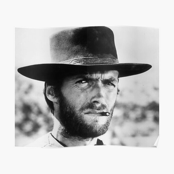 Clint Eastwood Augen Poster