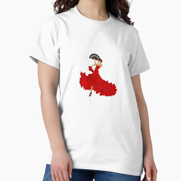 Vista previa del artículo con la obra «Bailarina de flamenco», diseñado y vendido por Miles Reinstein.