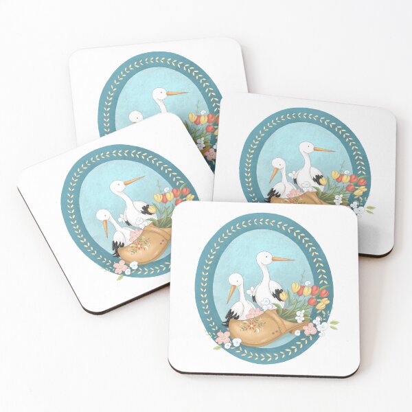 Item preview, Wooden shoe storks designed and sold by Agnes de Bezenac.