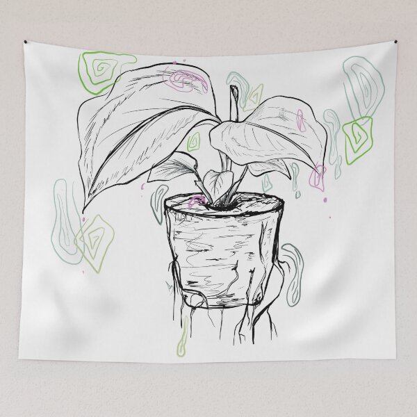 Item preview, Small Tiny Calathea designed and sold by SketchingSofia.