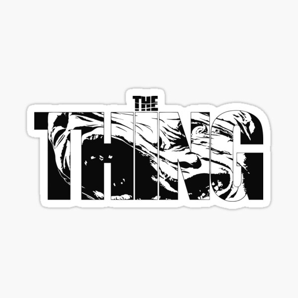 Item preview, The Thing black designed and sold by LapinMagnetik.