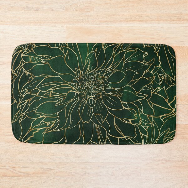 Item preview, Gold Green Dahlia Flower designed and sold by InovArtS.