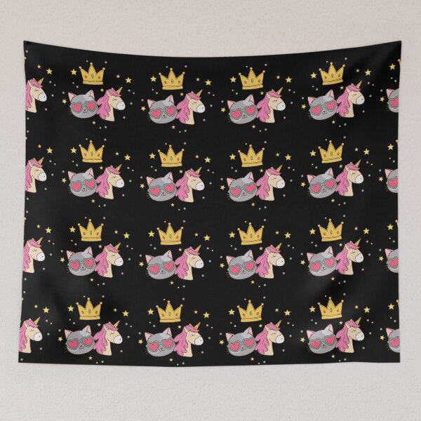 Item preview, Cat in Crown with unicorn designed and sold by FeaturedStore.
