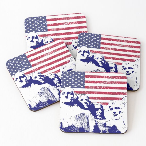 Item preview, 4th of July - 4 Presidents - USA flag designed and sold by PifPafPuf.