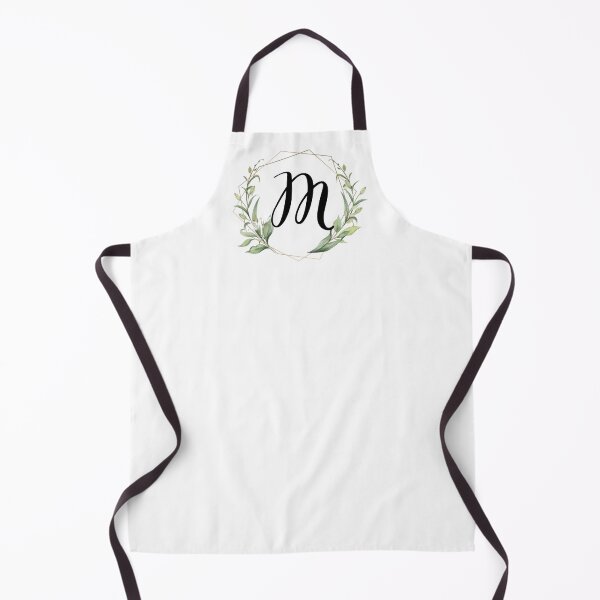 Item preview, Golden frame monogram with laurels letter M designed and sold by JustSeasons.