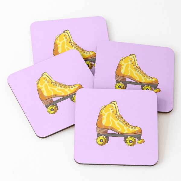 Item preview, Yellow Cow Print Pattern Roller Skate designed and sold by Aileen Swansen.