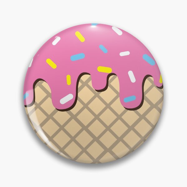 Item preview, Pink Ice Cream Dripping Pattern designed and sold by miraclemaker.