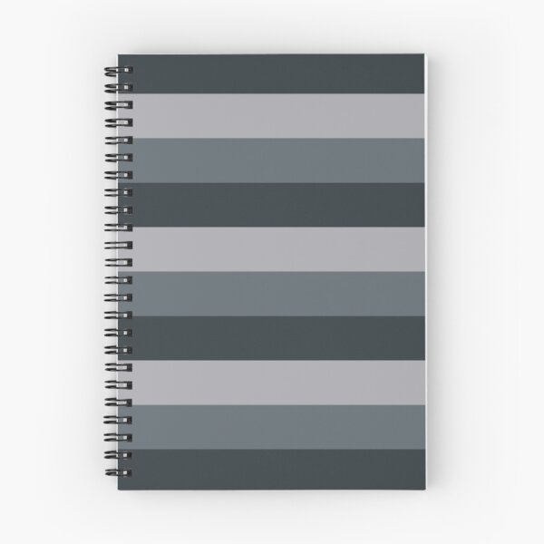 Item preview, 3 Large GUNMETAL GREY, SLATE and METALLIC SILVER Horizontal STRIPES designed and sold by RachelMacht.