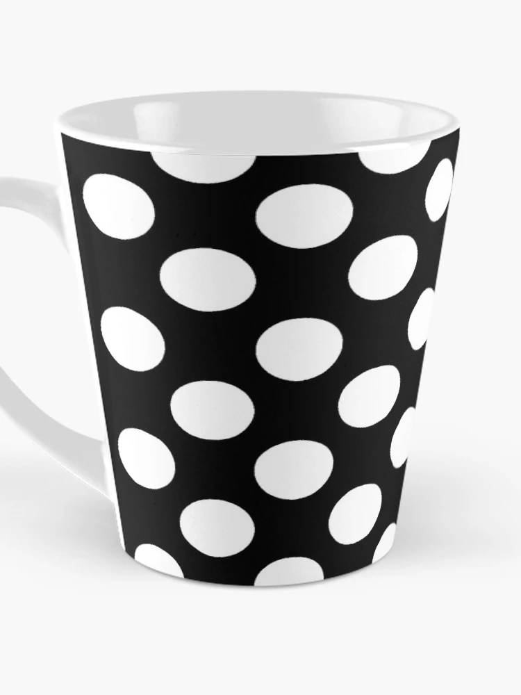 Thumbnail 3 of 4, Coffee Mug, White Dotted Pattern Design designed and sold by Rislam.