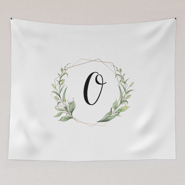 Item preview, Golden frame monogram with laurels letter O designed and sold by JustSeasons.
